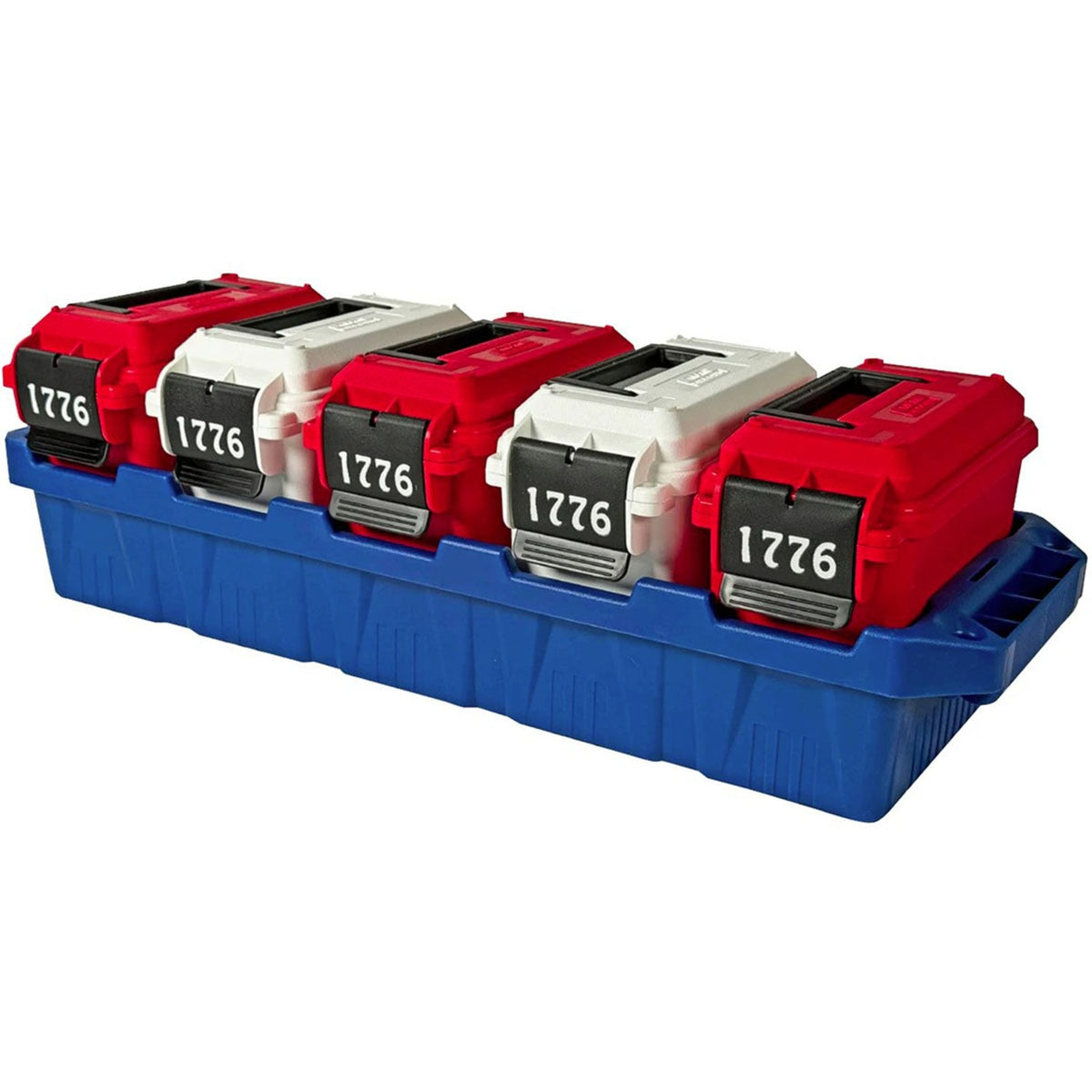 MTM Limited Edition 1776 Red and White 5-Can Ammo Crate Mini