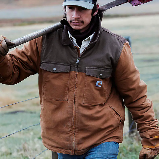 Carhartt Men's Montana Rugged Flex Relaxed Fit Duck Detroit Jacket