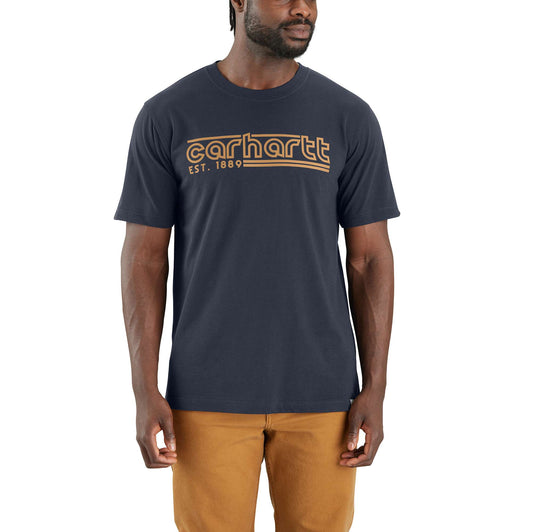 Carhartt Relaxed Fit Lightweight Short-Sleeve Logo Graphic T-Shirt Men's