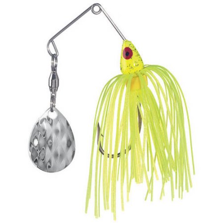 SMK70 Mini King Spinnerbait 0.25 Oz. Single Cone Lock Chartreuse 0.25 in.