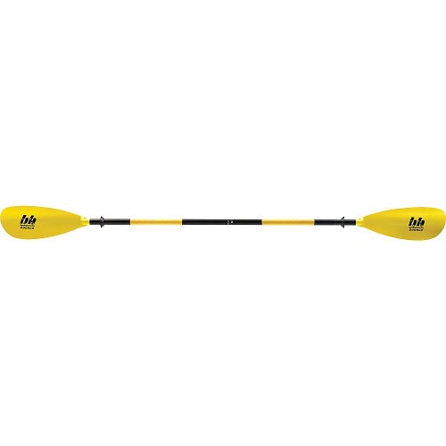 787874 230 Cm Bounce X-Grip Kayak Aluminum Paddle Yellow - 2 Piece