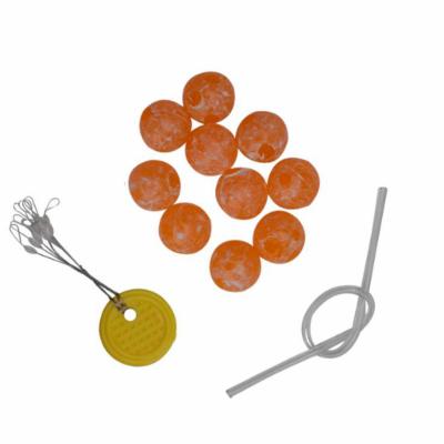 BnR Tackle Soft Beads | Creamsicle Stinkeye; 10 Mm