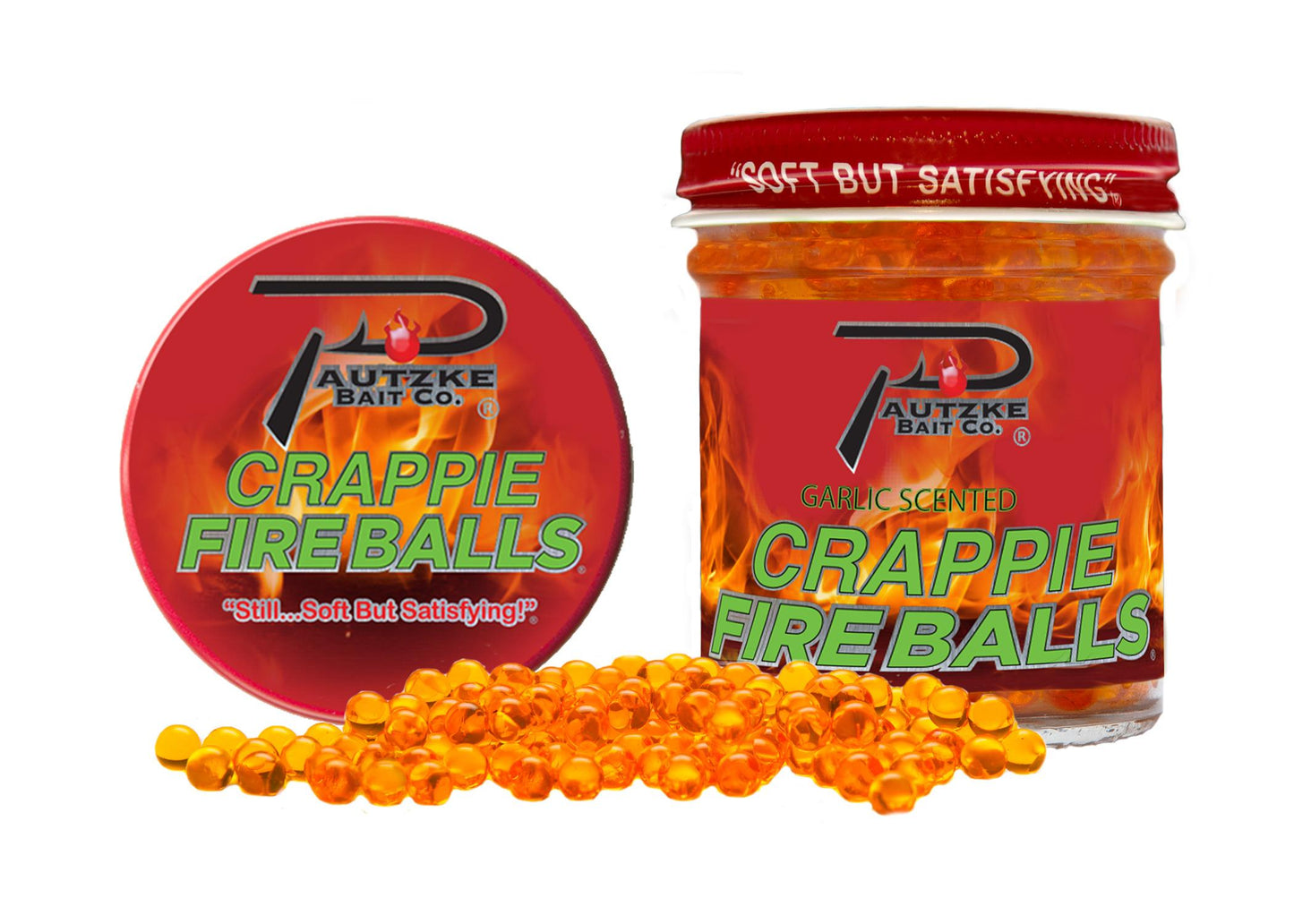 Pautzkes Bait Crappie Fire Balls Orange 135Oz