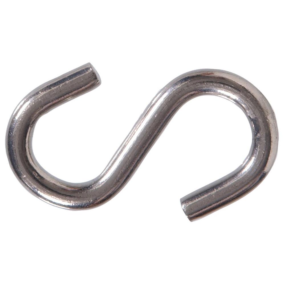 Hillman #6 X 1-3/4 in. Stainless Steel S-Hook (13-Pack)