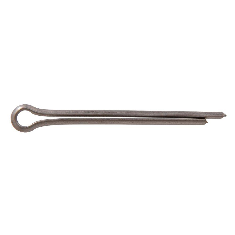Hillman 3/16 in. X 2 in. Stainless Steel Cotter Pin (8-Pack) Metallics
