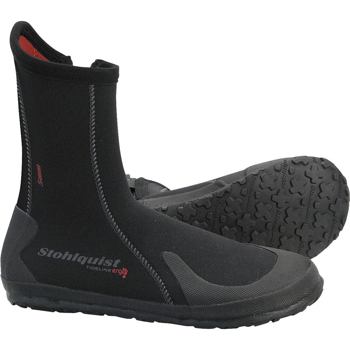 Stohlquist Tideline 5Mm Neoprene Boot - Men'S Black 8.0