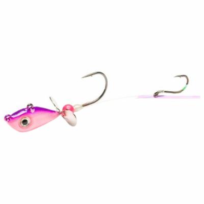 Mustad Addicted Walleye Death Spinner Jig | Pearl; 3/4 Oz.