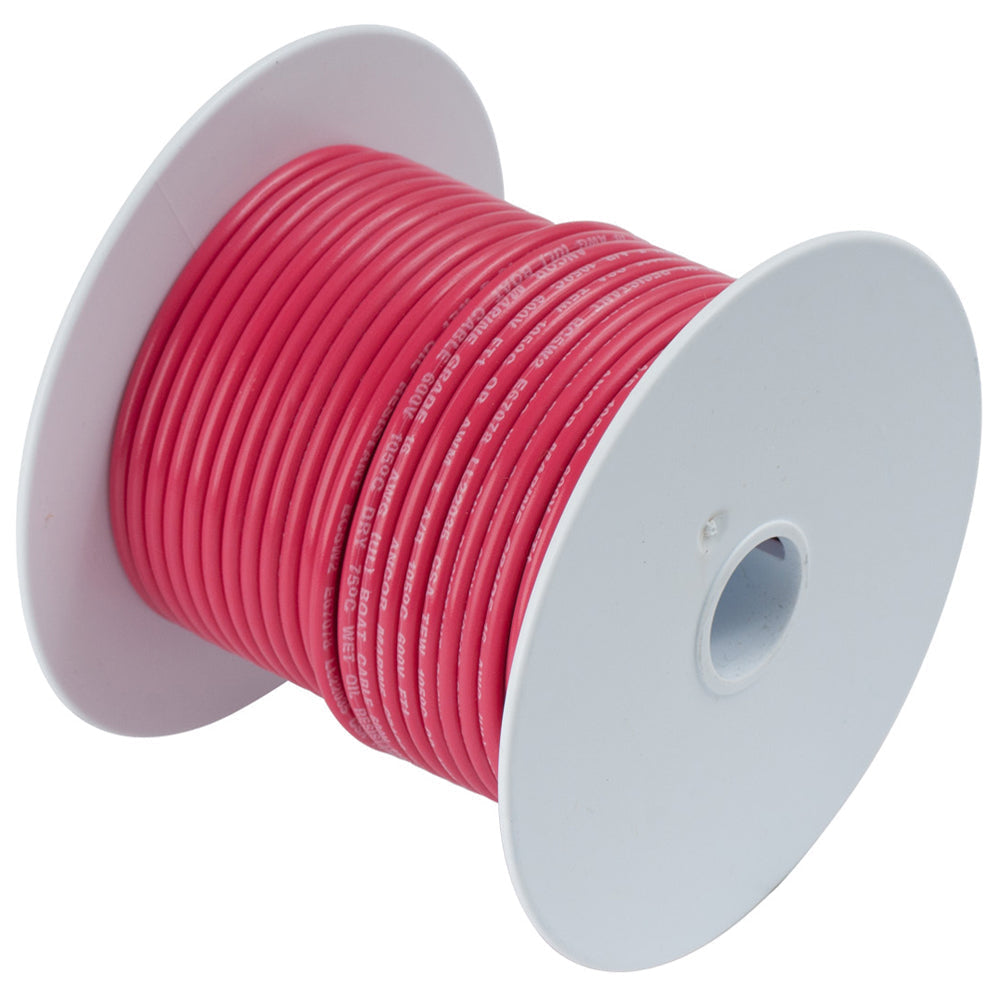 ANC-182803 25 Ft. No.16 Tinned Copper Wire Red