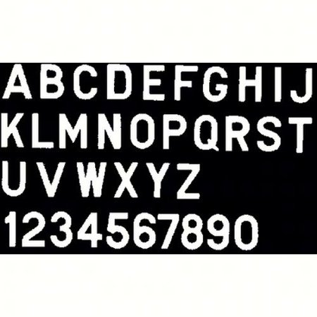 Bernard Engraving PS30WY; Letter White 3 Inch Stick on Inyi