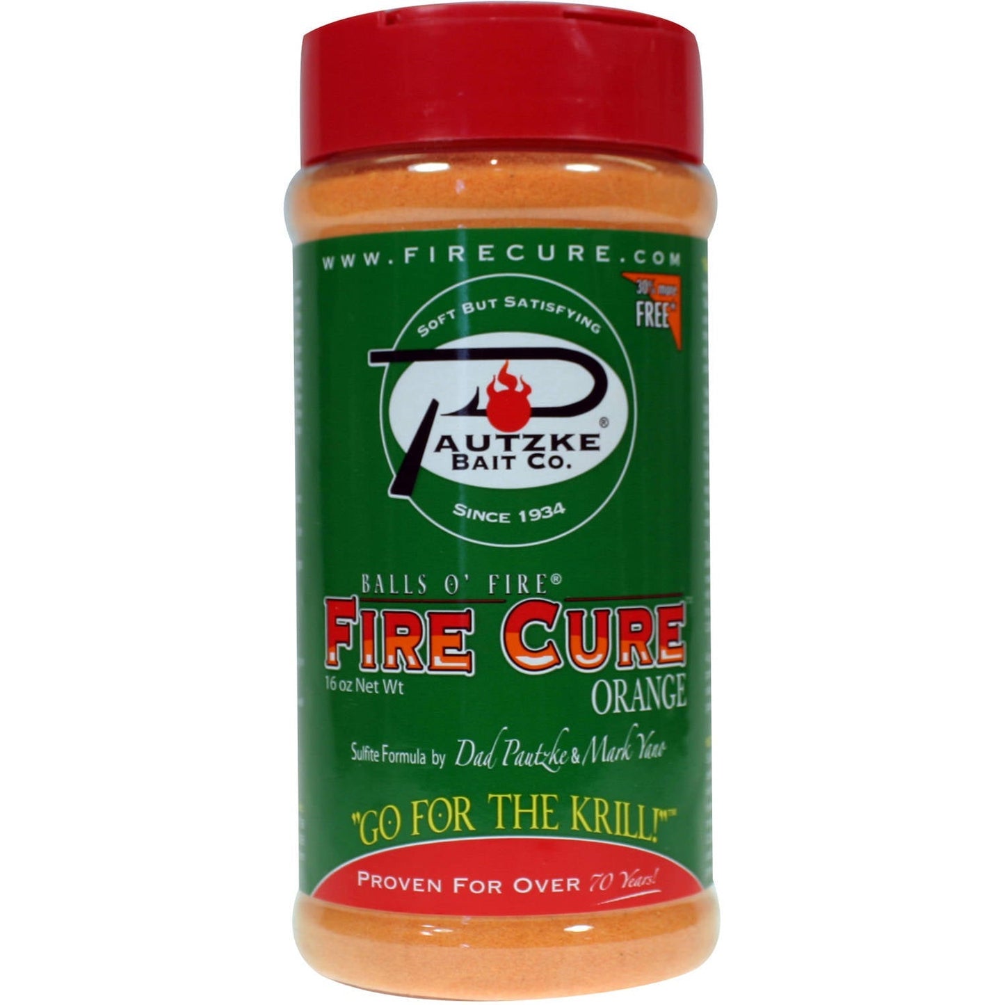 Pautzkes Bait Balls O' Fire Cure Fish Egg Cure - Orange