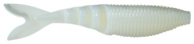 YAM-134-06-03 4 in. Zako Cream White Fishing Lure - Pack of 6