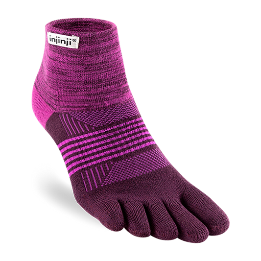 Injinji Women's Trail Midweight Mini-Crew Socks