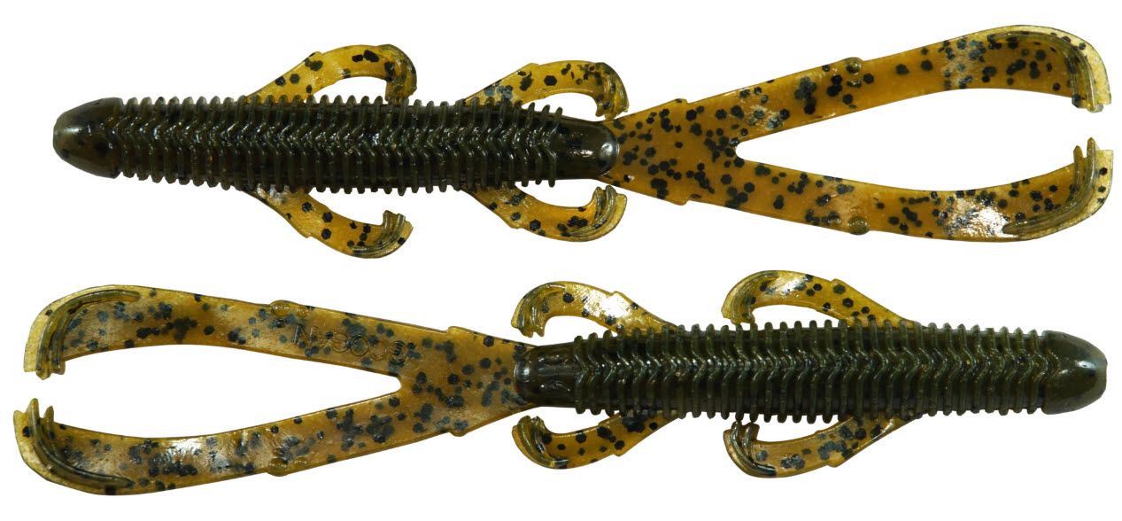 XXB Googan Baits Trench Hawg 4.65 In. Green Pumpkin 9 Pack