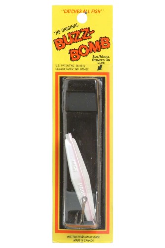 Buzz Bomb Deadly Sonic 2.5 Lure - Pearl/Pink