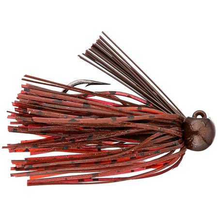 Bass Patrol Silicone Western Football Jig (Brown Red Craw 3/8 Oz)