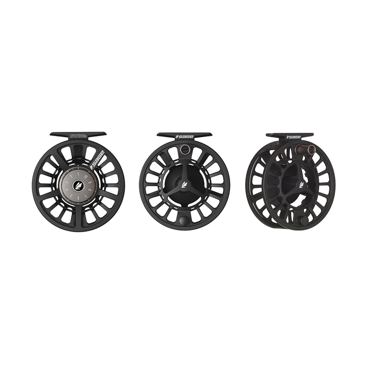 Spectrum C Reel Black 7-8wt - Right Retrieve