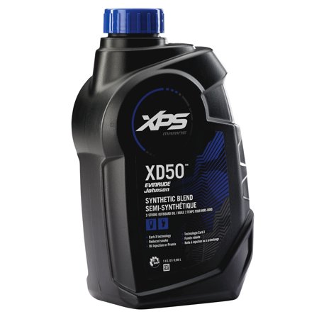 XPS Marine XD50 Outboard Synthetic Blend 2-Stroke Engine Oil 1 Quart