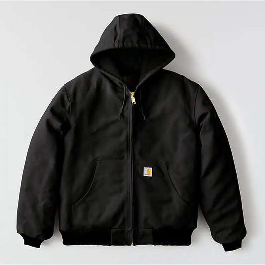 Carhartt Men's Loose Fit Firm Duck Insulated Flannel-Lined Active Jacket