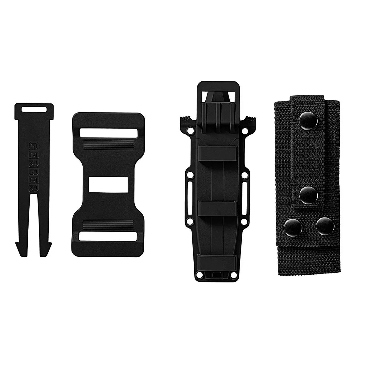Gerber Gear StrongArm - Fixed Blade, Full Tang Knife - Black, Serrated Edge