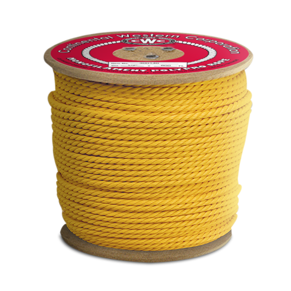 CWC 3-Strand Polypropylene Rope 3/4" X 600'