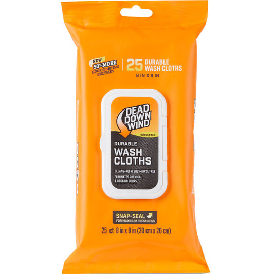 Dead Down Wind Field Wash Cloths Value Pack 25 Count Unscented