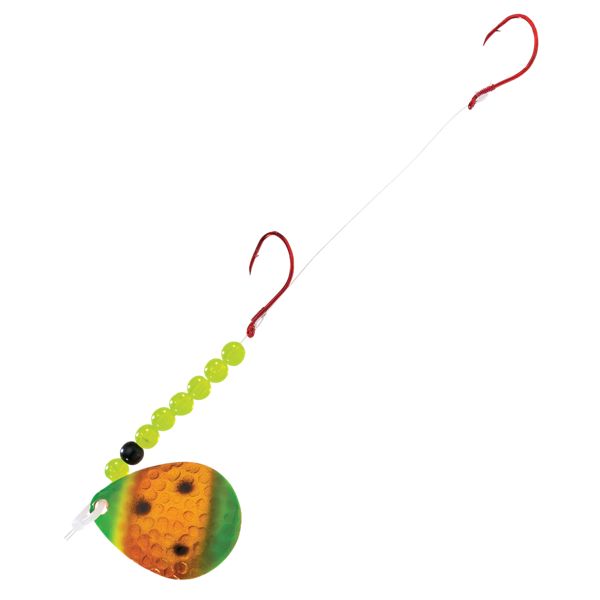 Yakima Bait Hammer Time Walleye Spinner #4 Colorado Lime Chartreuse