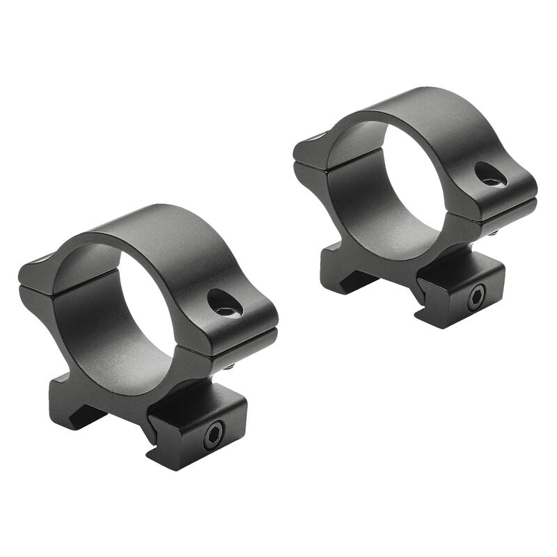 Leupold Rifleman Scope Rings Weaver or Picatinny Mount 30mm Medium Rings Aluminum Matte Black 2 Rings