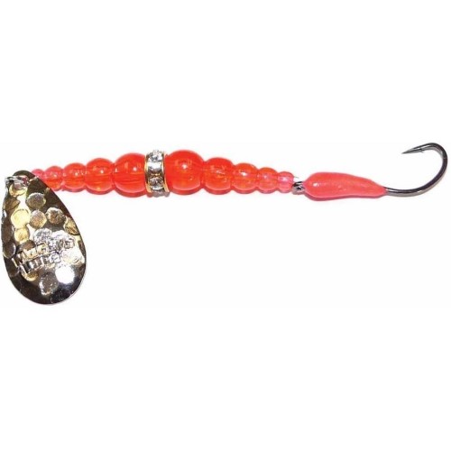 Mack S Lure Kokanee Killer #8 Hammered Nickel/ Orange Spinnerbaits