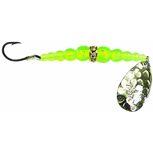 Mack's Lure Wedding Ring Classic Spinner Lures Size 6 Fluorescent Chartreuse