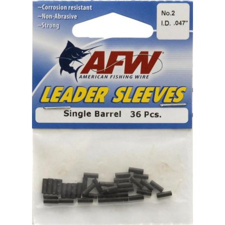 American Fishing Wear Leader Sleeve Size #2 Black
