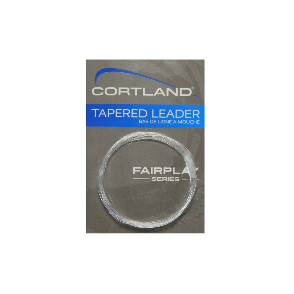 Cortland Fairplay 7.5 Tapered Leader No Loop 6X 2.7-Pound Test 605077