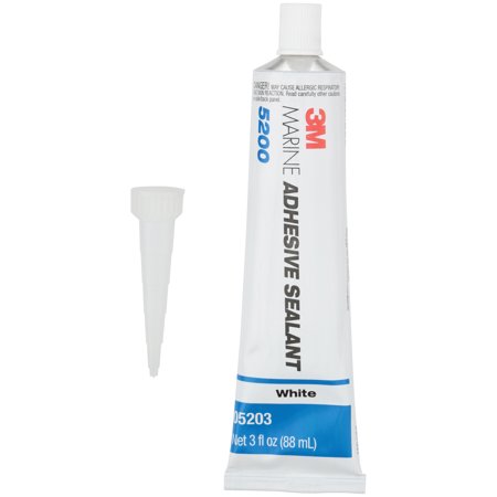 3M 3 Oz. White 5200 Marine Adhesive Polyurethane Sealant