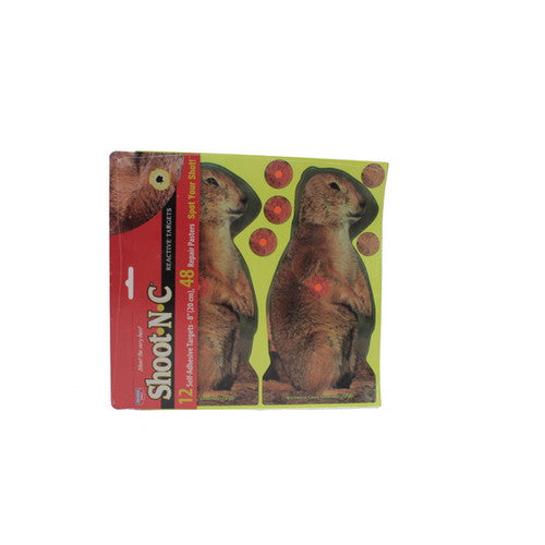 Birchwood Casey Shoot-N-C Prairie Chuck 8 Target 12Pk