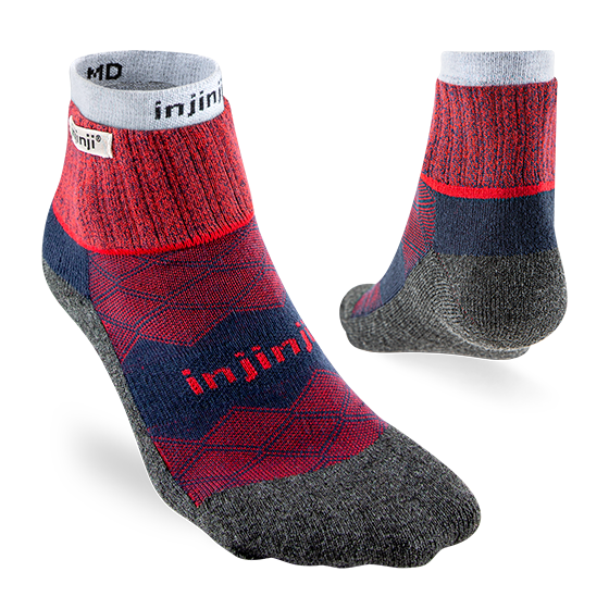 Injinji Men's Liner + Runner Mini-Crew Socks