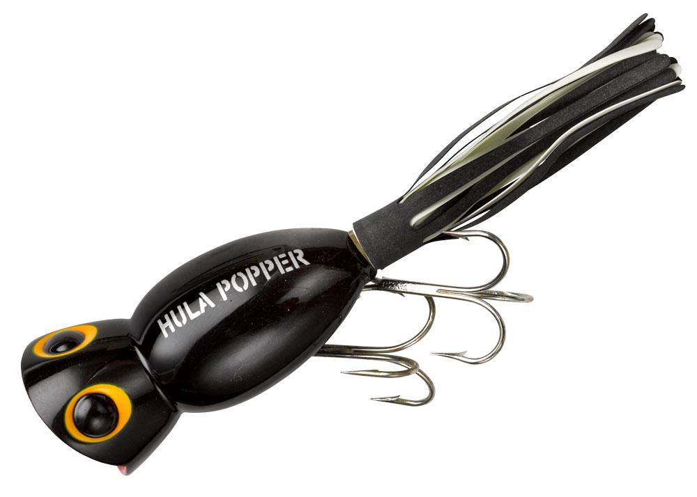 Arbogast Hula Popper Lure Black 2 In