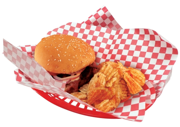 Mr. Bar-B-Q Serving Utensils - Classic Serving Basket Liners Set of 24