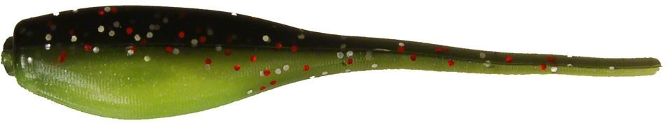 Bobby Garland Baby Shad Soft Plastic Lure Licorice Chartreuse Pearl