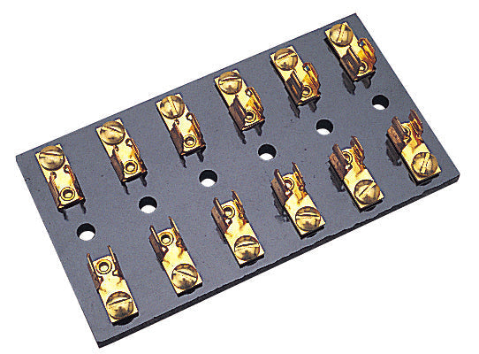 Sea Dog Bakelite 3 Terminal Fuse Holder