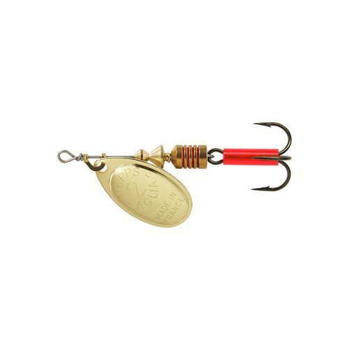 Mepps Aglia Plain Inline Spinner 1/4 Oz Gold