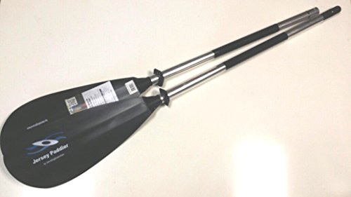 787861 230 Cm Whisper Snap-Button Kayak Aluminum Paddle Black - 2 Piece