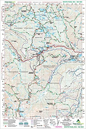 Green Trails White Pass WA 303 - Ascent Outdoors LLC