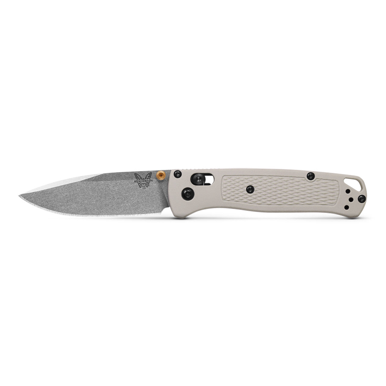 Benchmade Bugout Tan Grivory Knife