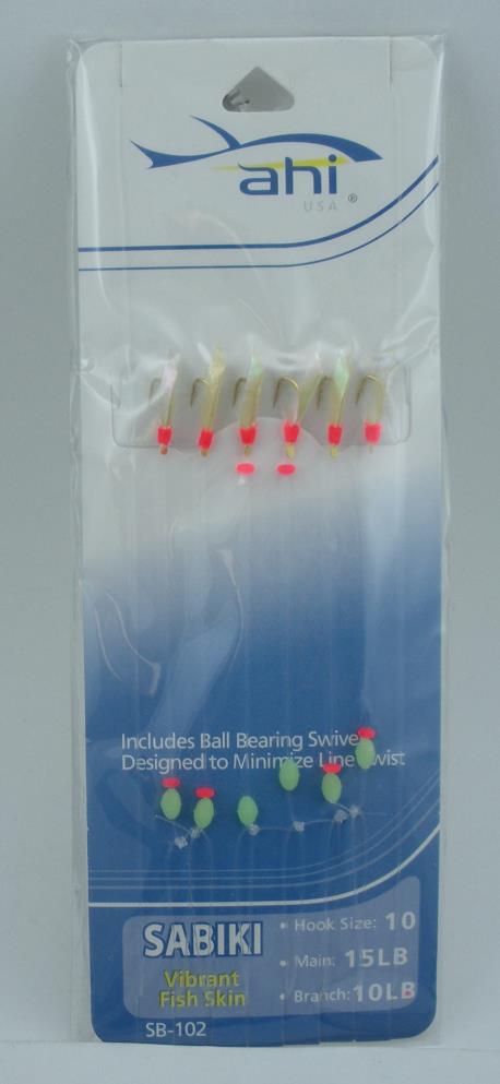 American Maple Sabiki Glow Fish Skin (SZ-10 ML-15 BL-10)