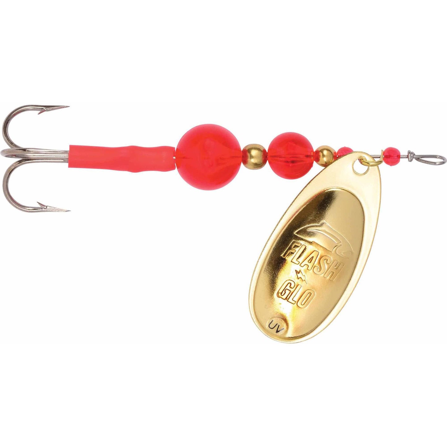 Yakima Bait Flash Glo Casting Spinner 1/2 Oz Brass