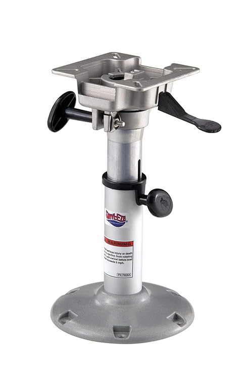 Attwood Swivl-Eze Lakesport Adjustable Seat Pedestal 14" - 20"