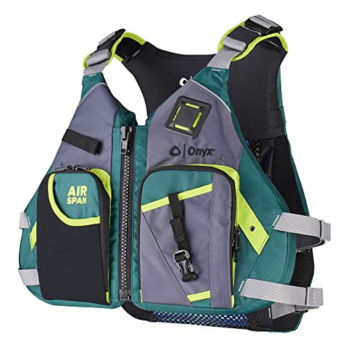 Onyx Airspan Angler Life Jacket - XS/SM - Green