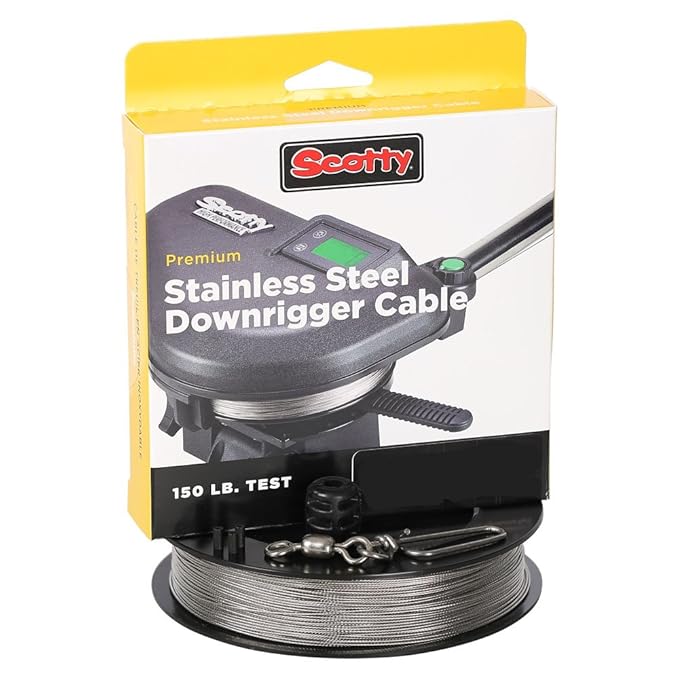 Scotty Downrigger Cable Kit Ss 300'
