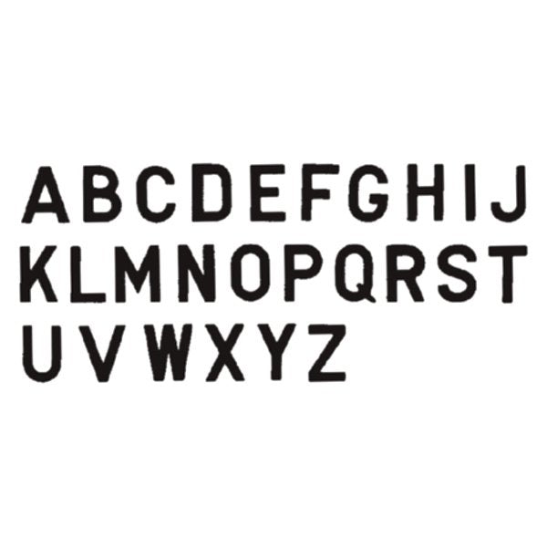 Seachoice 74131 Gothic 3" Black "A" Letter Stickers