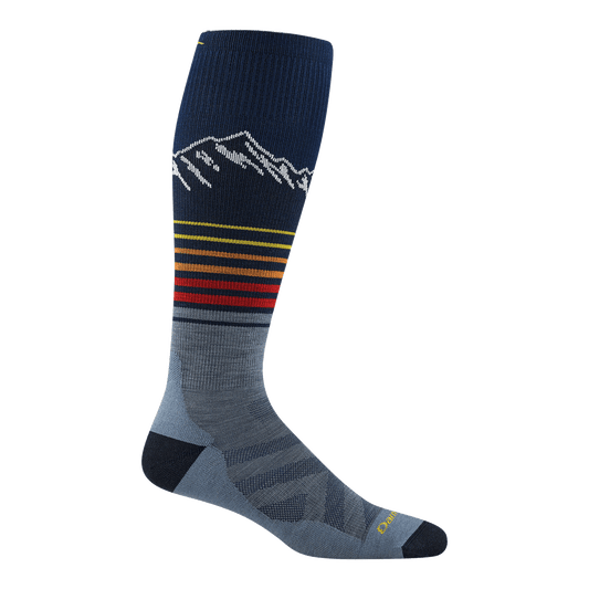 Darn Tough Steep Lines Over-the-Calf Lightweight Ski & Snowboard Socks Men's