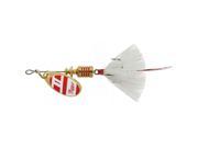 Mepps Aglia Dressed Spinner - 1/8 Oz - Red White White